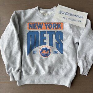 Vintage New York Mets Logo Baseball Sweatshirt, Retro 1962 NY Mets MLB Shirt Tee
